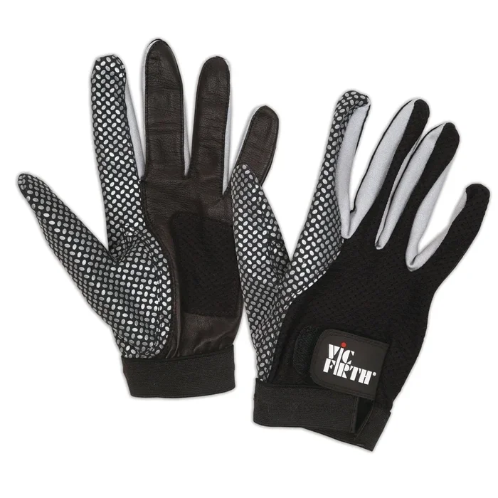 Vic Firth Drumming Gloves w/Enhanced Grip & Ventilated Palm, Medium