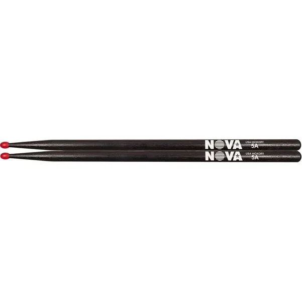 Vic Firth Nova Hickory Drumsticks Black 5AN
