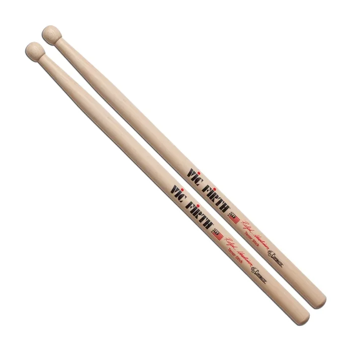 Vic Firth SRHTS Corpsmaster Multi-Tenor Ralph Hardimon Tenor Drum Sticks – Wood Oval Tip – Hickory
