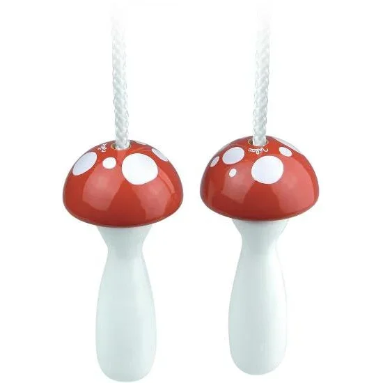 Vilac fly agaric mushroom skipping rope