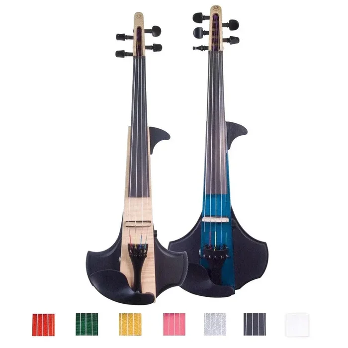 Violín eléctrico Auro de 4 o 5 cuerdas en acabados variados.