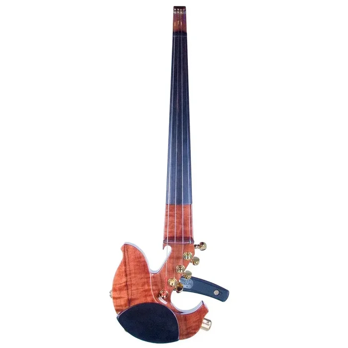 Violín eléctrico Jordan de 4 cuerdas, Flamed Tineo con pastilla Starfish Designs