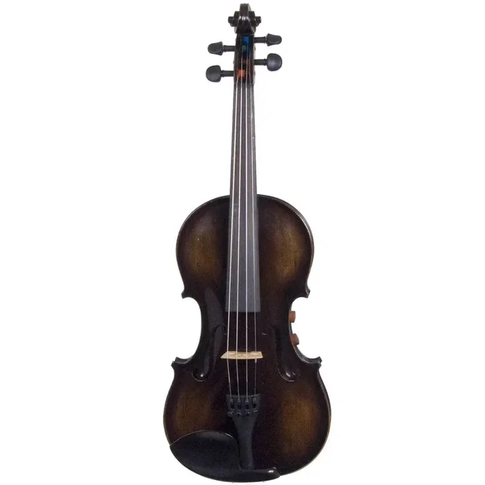 Violín realista RV4PeBA Pro Ac-El con activación instantánea, acabado Trans Black y clavijas Wittner Finetune