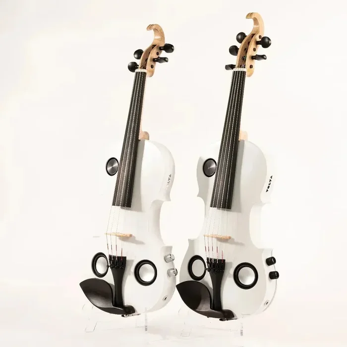 Violon hybride Volta Violinatron avec haut-parleurs amplifiés