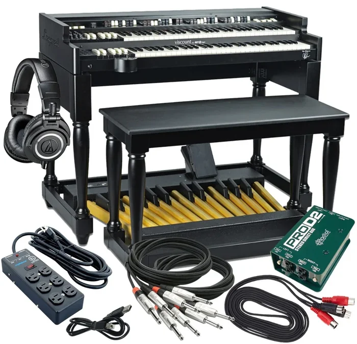 Viscount Legend Joey DeFrancesco Signature Organ COMPLETE HOME BUNDLE