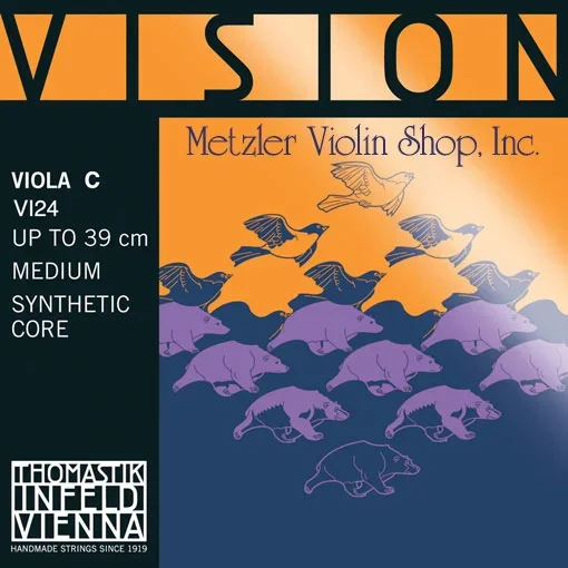 VISION viola C string, tungsten-silver wound, medium, by Thomastik-Infeld