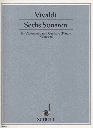 Vivaldi, A.: 6 Sonatas (cello & piano)