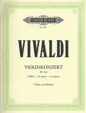 Vivaldi, A.: Concerto in d minor RV245 (violin & piano)