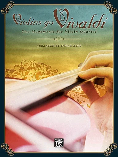 Vivaldi (Berg): Violins go Vivaldi (4 Violins & piano) score & parts