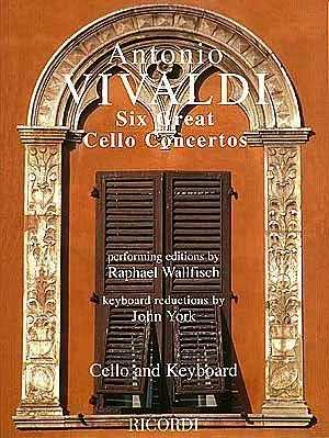 Vivaldi (Wallfisch): 6 Great Cello Concertos (cello & piano) Ricordi
