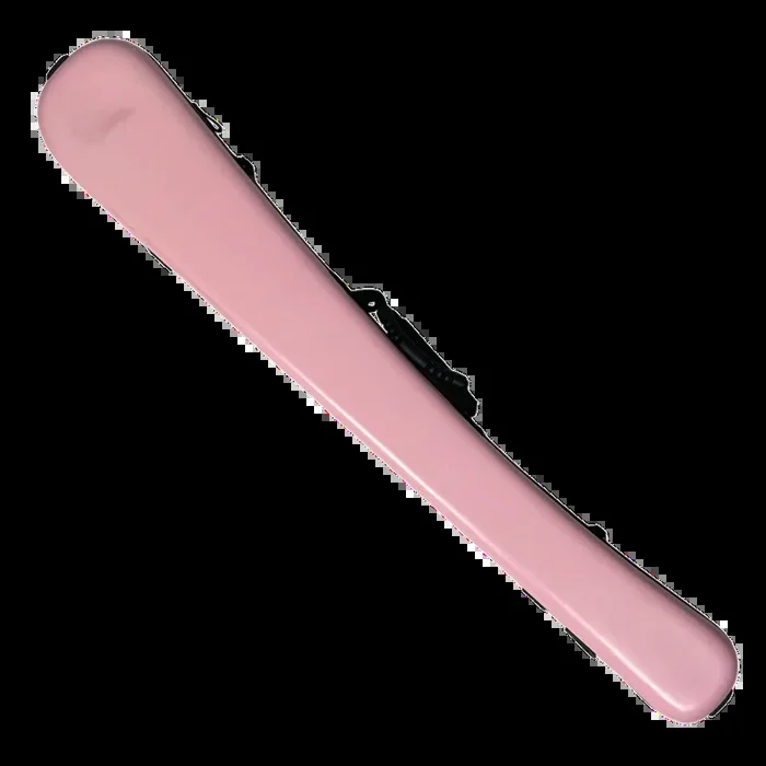 Vivo Double Bass Bow Case for 2 French or German Style Bows Baby Pink