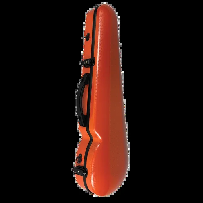 Vivo Polycarbonate Shaped Violin Case 4/4 Textured Orange
