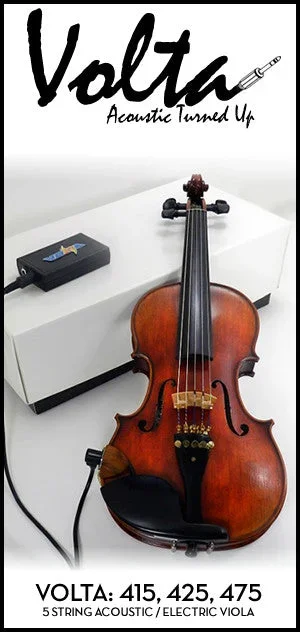Volta 400 Series Acoustic Electric Viola — 4 or 5 String