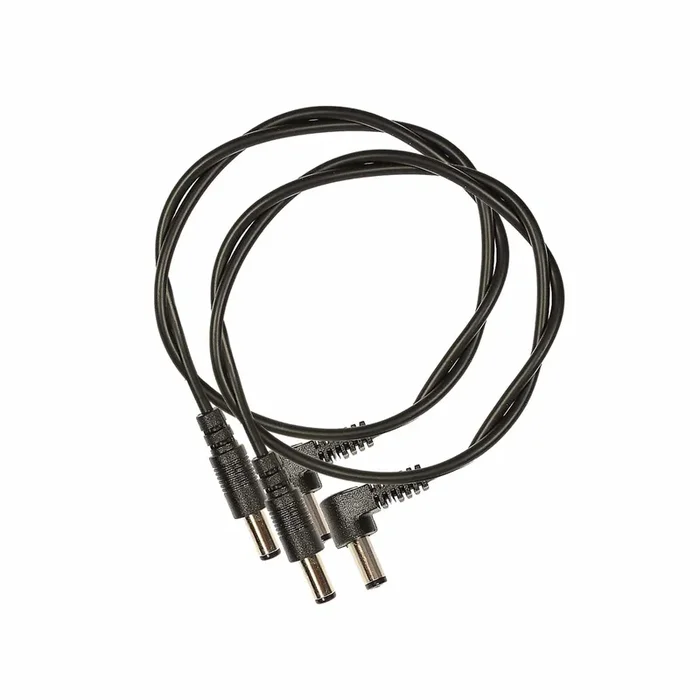 Voodoo Lab Cable 2.1mm Standard Polarity Center Negative Right-Straight 18″ 2 Pack Bundle