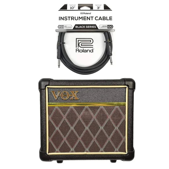 Vox Mini 3 G2 Modeling Battery Powered Combo Classic Cable Bundle