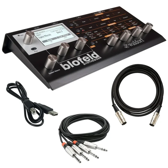 Waldorf Blofeld Desktop Synthesizer Module – Black CABLE KIT