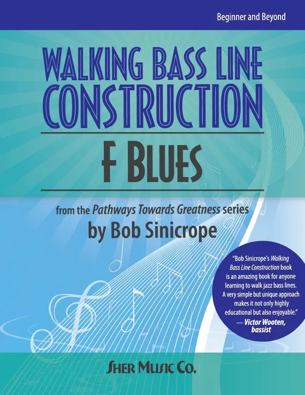 Walking Bass Line Construction – F Blues