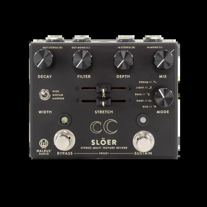 Walrus SLOER Stereo Ambient Reverb (Black)