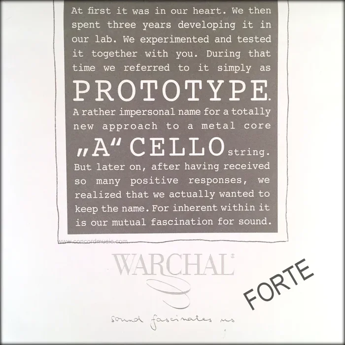 Warchal Prototype Cello A String