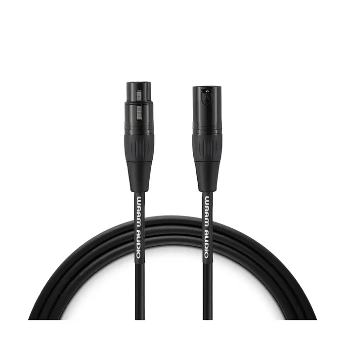 Warm Audio Pro Silver XLR Female to XLR Male Microphone Cable – 3-foot