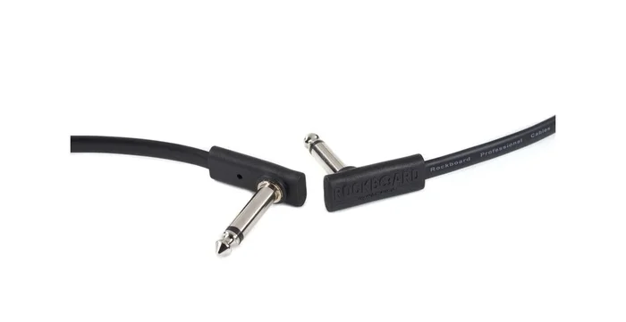 Warwick Rockboard Flat Instrument Cable BLK (angled/angled)
