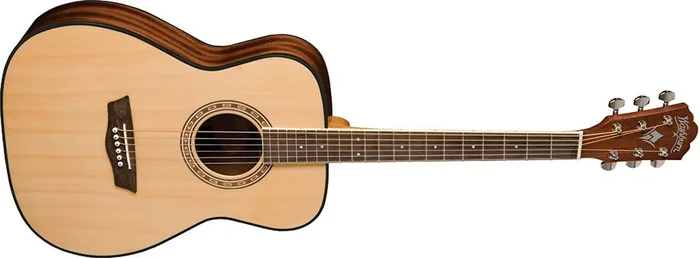Washburn Apprentice 5 Series AF5K 6-String Folk Acoustic Guitar with Hardshell Case