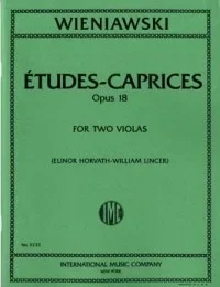 Wieniawski, Henri: Etudes-Caprices Op.18 (2 violas) IMC