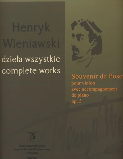Wieniawski, Henryk: Souvenir de Posen OP. 3 (violin & piano)