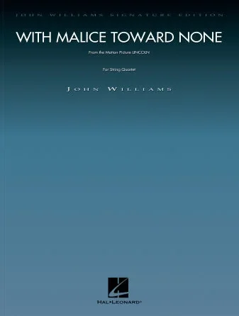 Williams: With Malice Toward None (string quartet) | Metzler Violins