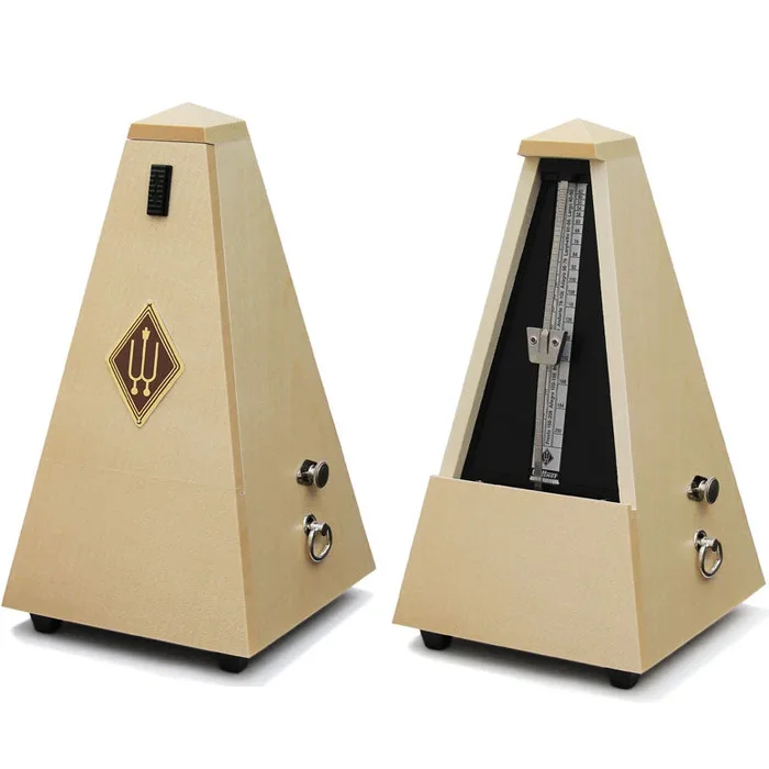 Wittner Maelzel Solid Wood Metronome – Genuine Maple – Matte Finish – With Bell – Model 817A