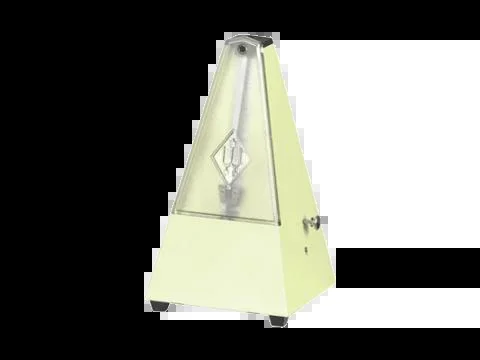 Wittner Metronome Plastic Ivory with Bell (Clear Front)