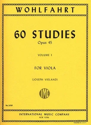Wohlfahrt, Franz (Vieland): 60 Studies Op. 45 Bk.1 (viola)