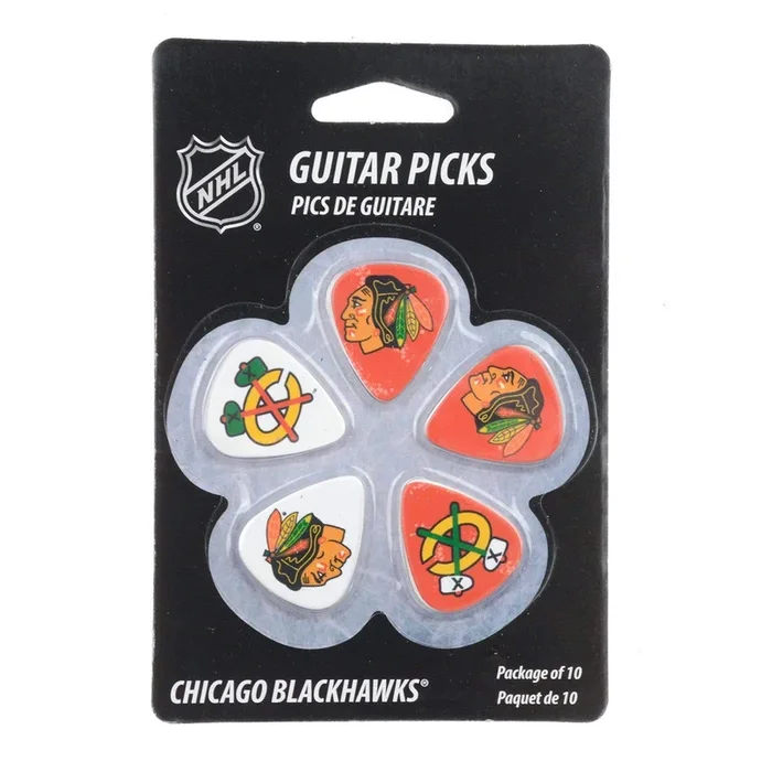 Woodrow Chicago Blackhawks Guitar Picks 5 Pack