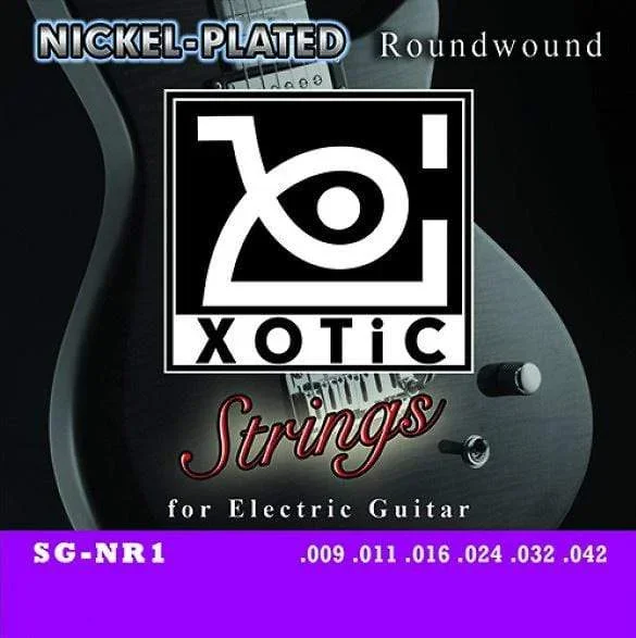 Xotic SG-NR1 Nickel-Plated Roundwound Electric Guitar Strings 9-42