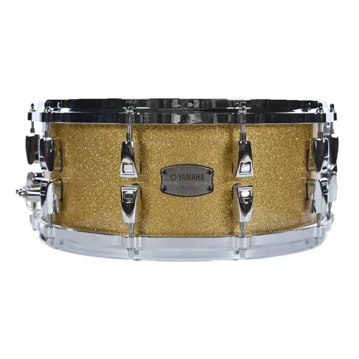 Yamaha Absolute Hybrid Maple Snare – 14×6 – Gold Champagne Sparkle