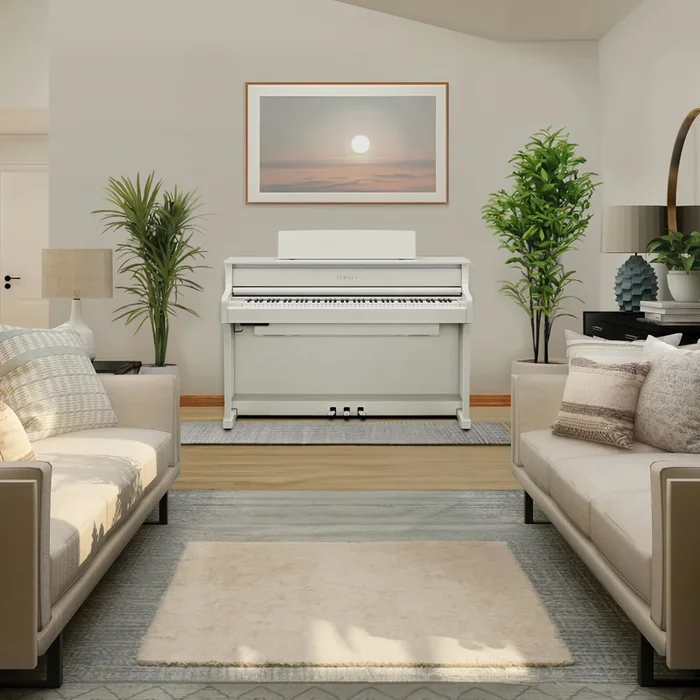 Yamaha Clavinova CLP-875 Digital Piano – White Birch