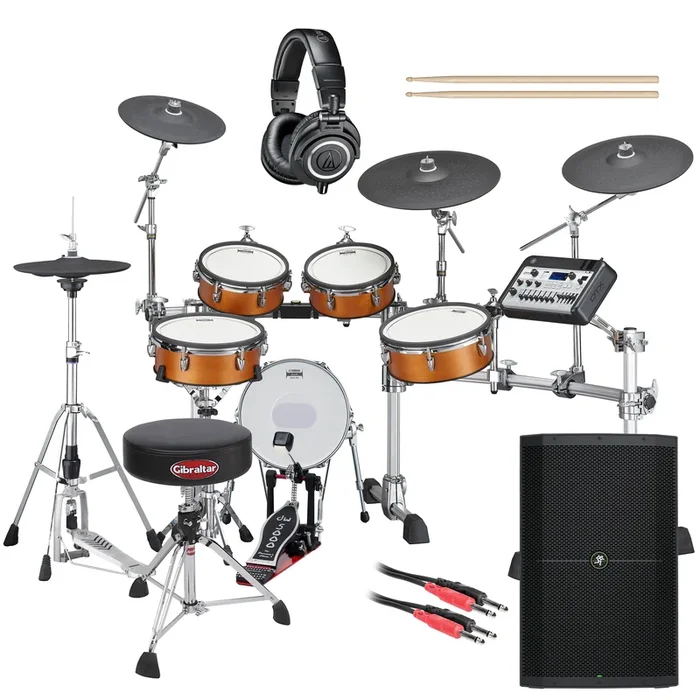 Yamaha DTX10K-X RW Electronic Drum Set – Real Wood COMPLETE DRUM BUNDLE