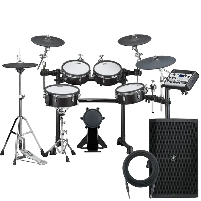 Yamaha DTX8K-M PROX Electronic Drum Set – Black Forest MONITOR KIT