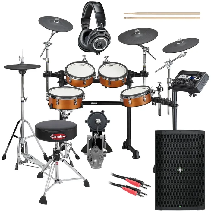 Yamaha DTX8K-X RW Electronic Drum Set – Real Wood COMPLETE DRUM BUNDLE