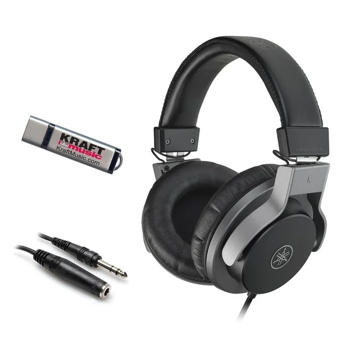 Yamaha HPH-MT7 Studio Monitor Headphones BONUS PAK