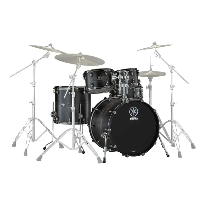 Yamaha Live Custom 5 Pc Hybrid Oak Shell Pack – Uzu Charcoal Sunburst