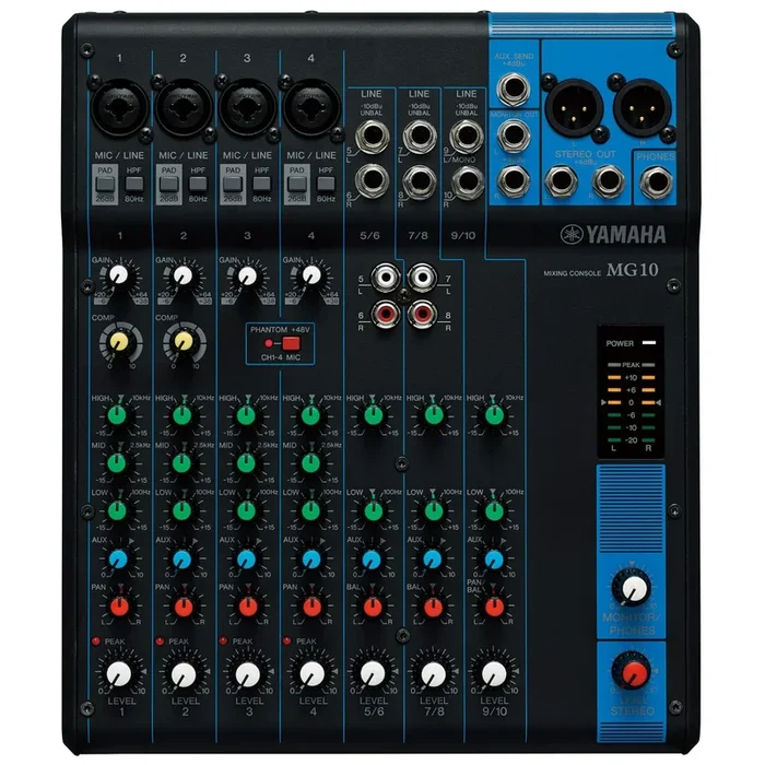Yamaha MG10 10-Channel Compact Stereo Mixer