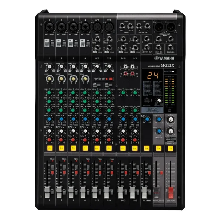 Yamaha MG12X 12-Input Stereo Mixer with Effects