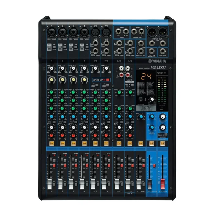 Yamaha MG12XU Mezclador Analógico de 12 Canales con Efectos e Interfaz USB