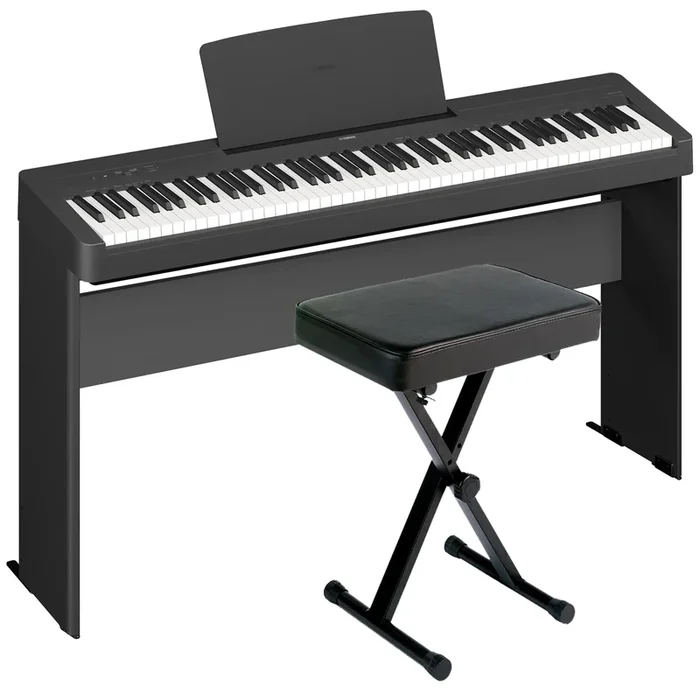 Yamaha P-145BT Digital Piano – Black HOME PAK