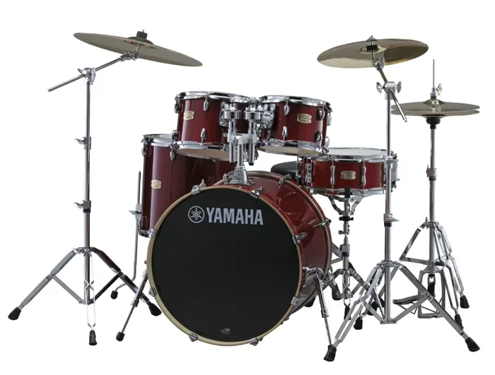 Yamaha Stage Custom Birch 5 Piece Drumset w/ 780 Hardware (22″ Bass, 10″/12″/16″ Toms, 14×5.5″ Snare)