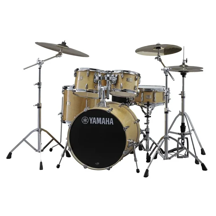 Yamaha Stage Custom Birch 5pc Drum Set w/22″ BD Natural Wood