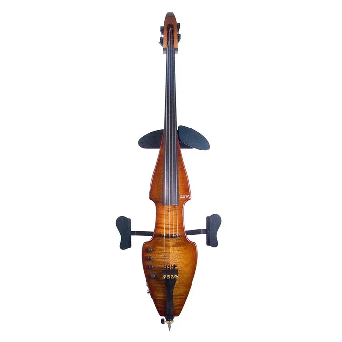 ZETA JC24 Strados Fusion 4-String Cello, Quilt Maple with Light Cremona Burst Finish