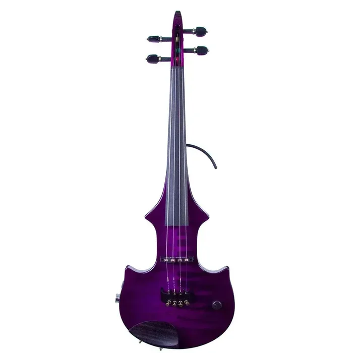 ZETA JV44 Jazz Fusion 4-string electric violin with MIDI, transparent purple finish