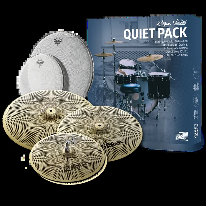 Zildjian L80 Series LV468RH Quiet Pack Cymbal Box Set